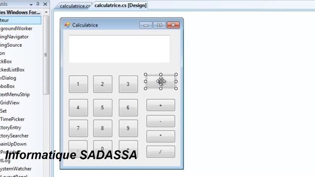 8-Créer une top calculatrice en C# en utilisant visual studio 2008 смотреть онлайн