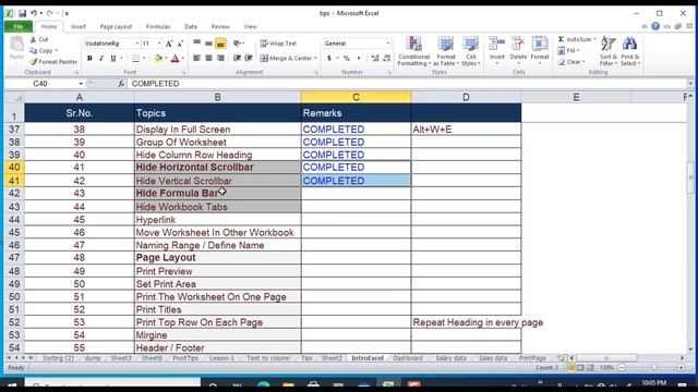 Hide Scroll Bar | Hide Sheets Tabs | Hide Formula Bar | Excel guides for Beginners Video#14 смотреть онлайн