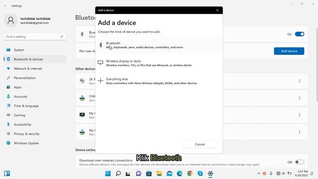 Cara Sambungkan Headset Bluetooth di Windows 11 смотреть онлайн