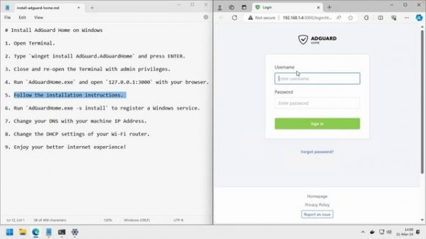 How to install AdGuard Home on Windows 11 or 10 | Bypass ISP censorship | Privacy protection