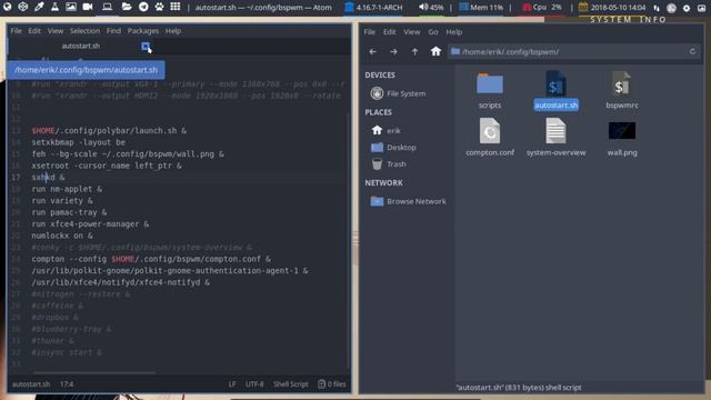 ArcoLinux : 59 How to change Arch Linux Bspwm with the spices from ArcoLinux смотреть онлайн