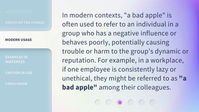 Understanding the Phrase "A Bad Apple" смотреть онлайн