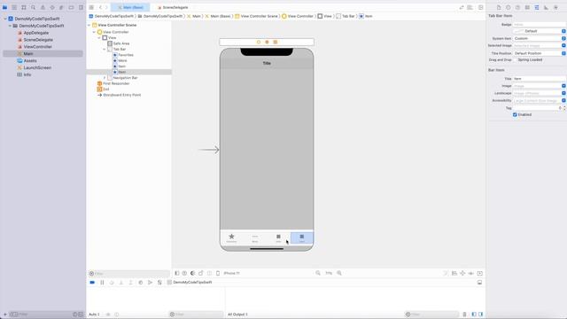 ios tab bar controller | IOS Series | IOS APP UI Controls | MyCodeTips смотреть онлайн