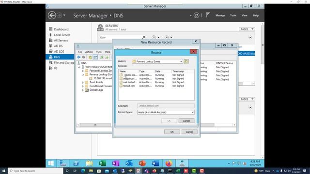 Reverse dns Lookup Zone configure смотреть онлайн
