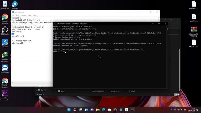 Cara Menginstal Aplikasi Android di Windows 11 #terbaru смотреть онлайн