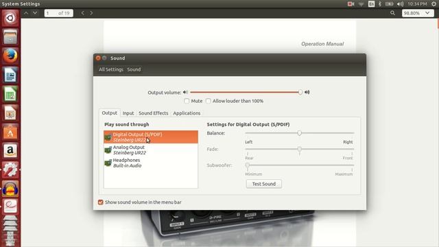 Steinberg UR-22 on Ubuntu смотреть онлайн