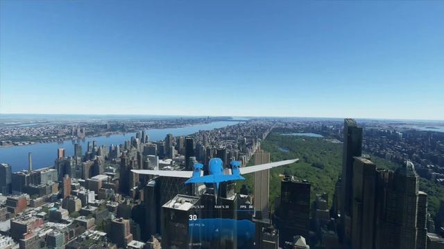 New York City, USA - Google Earth Pro vs Microsoft Flight Simulator 2020 смотреть онлайн