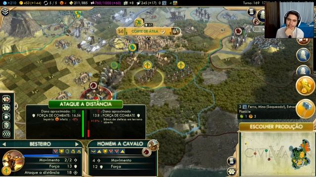 Civilization 5 - A GRANDE RESISTÊNCIA DOS HUNOS!!! #10 (Gameplay / PC / PTBR) HD смотреть онлайн