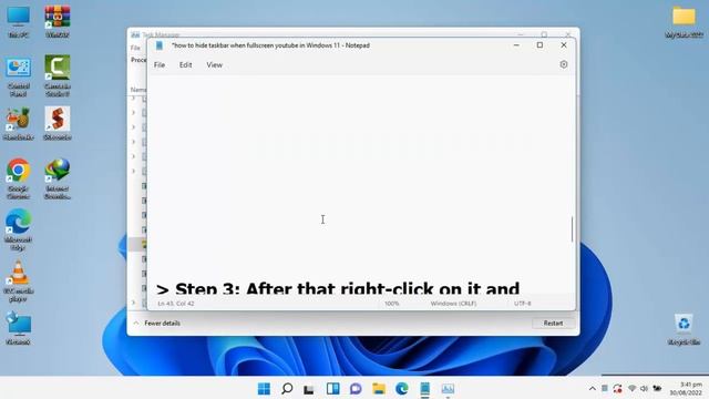 How To Hide Taskbar When Fullscreen YouTube In Windows 11 | Taskbar Hide Automatically (Quickly) смотреть онлайн