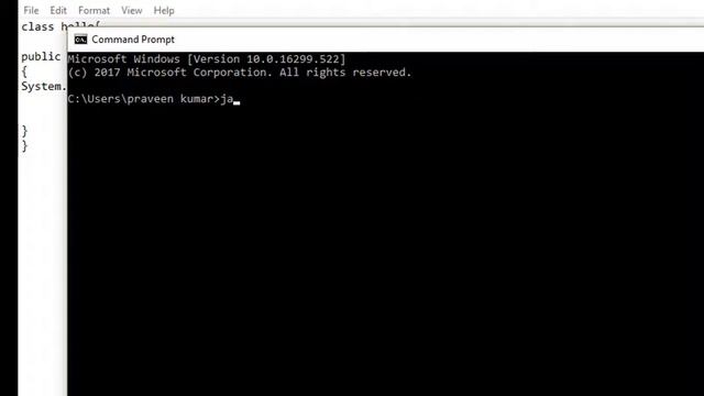 #Javatutorialforbeginners #Java Running_a_Simple_Java_Program_with #CMD and #NOTEPAD in #Windows 10 смотреть онлайн