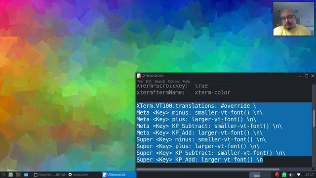 Increase/Decrease font size with keybinds in Xterm on Void Linux смотреть онлайн