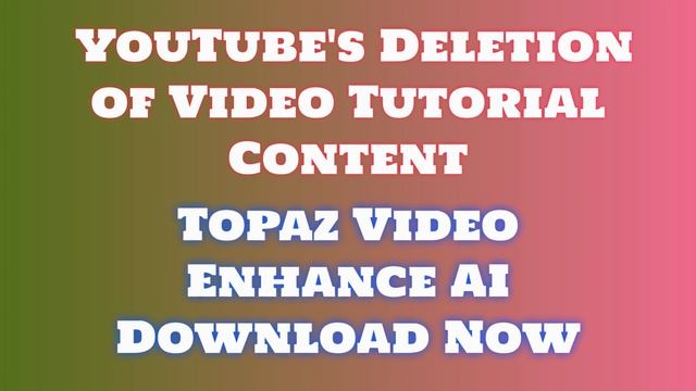 Installing Topaz Video Enhance AI on Windows 2024: Quick Setup смотреть онлайн
