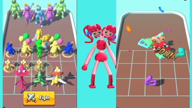 Merge Master Rainbow 3D vs Alphabet Merge += Android Merge Game Fight смотреть онлайн