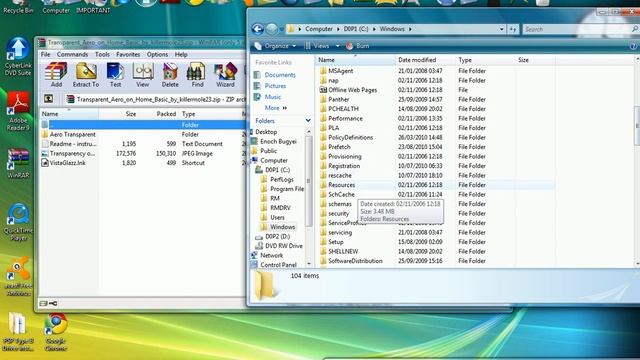 AERO TRANSPARENCY ON VISTA BASIC FULL TUTORAIL.avi смотреть онлайн