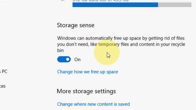 Automatic Free Up Storage Space in Windows 10 PC смотреть онлайн