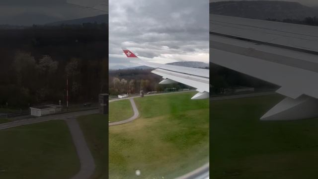 SWISS A220-300 landing at Geneva Cointrin Airport from Brussels airport смотреть онлайн