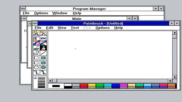 DOSBox Microsoft Windows 3.11 for Workgroups смотреть онлайн