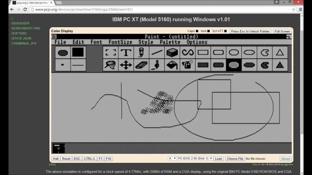 retro windows 1.01 from 1985 смотреть онлайн