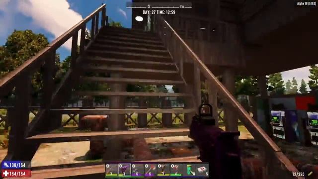 Awesome Tunnel POI!!! 7 Days to Die Alpha 19 ep 23 смотреть онлайн