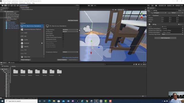 Publish a Unity Virtual Reality game to Oculus Headset - windows build смотреть онлайн