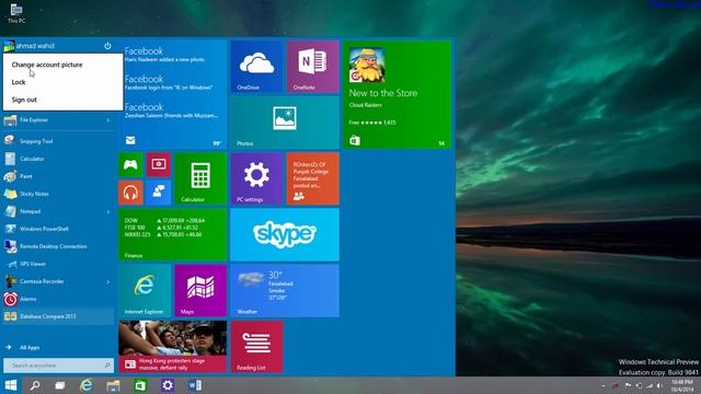 Windows 10 Technical Preview: How to find out the 'Sign Out' option in Start Menu смотреть онлайн
