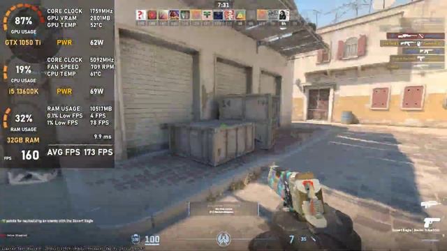 GTX 1050 Ti | Counter-Strike 2 - 1080p, 900p, 720p Low Settings смотреть онлайн