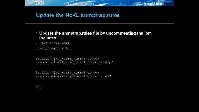 Netcool_OMNIbus 8.1 - Example MIB MANAGER usage with NcKL mttrapd rules смотреть онлайн