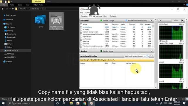 Cara Menghapus File yang Tidak Bisa Dihapus | File In Use | смотреть онлайн