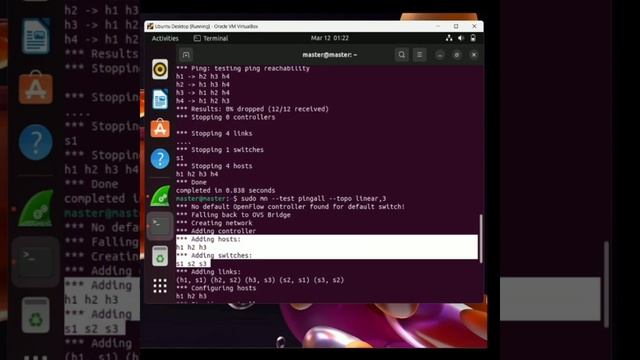 Network Slicing Demo using Mininet on virtual ubuntu desktop смотреть онлайн