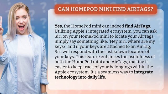 Can HomePod mini find AirTags? смотреть онлайн