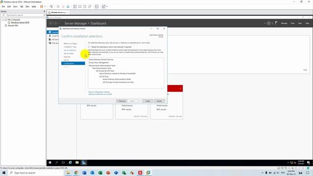 WS2016 #02 - Installing Roles & Features of Windows Server - AD DS & Domain Controller - KH168 смотреть онлайн