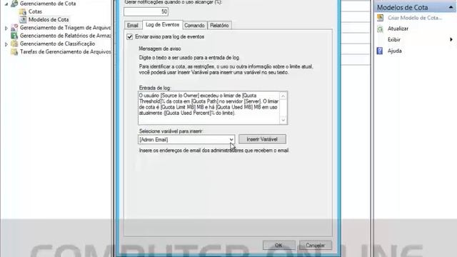 Aula 46 Usando Quotas com o FSRM WINDOWS SERVER 2012 смотреть онлайн