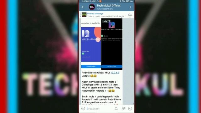 Redmi Note 8 MIUI 12.0.6.0 New Update 🔥🔥 || Redmi Note 8 Android 11 || Redmi Note 8 India Android 1 смотреть онлайн