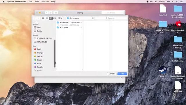 SHARING FOLDER ON MAC OS смотреть онлайн