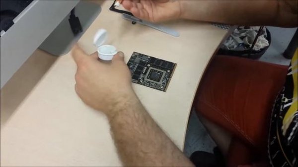 Apple A1312 Imac 27"  - Scheda video guasta, artefatti. Sostituzione GPU