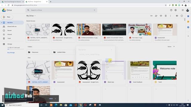 Hide Any files under an image In google Drive | Hide files with a password in Google drive | Part 1 смотреть онлайн