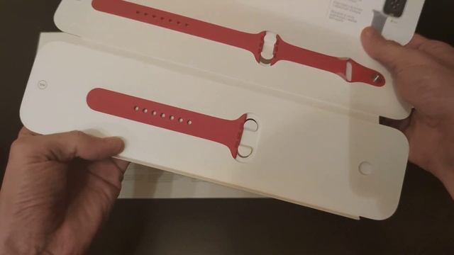 Apple 45mm (PRODUCT)RED Sport Band MKUV3ZM/A | Unboxing смотреть онлайн