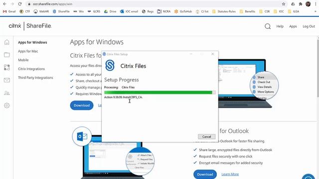 Citrix for ShareFile Install смотреть онлайн
