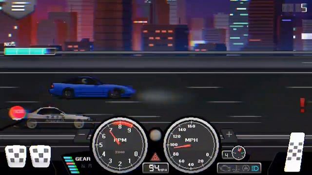 Nissan 240sx Pixel Car Racer смотреть онлайн