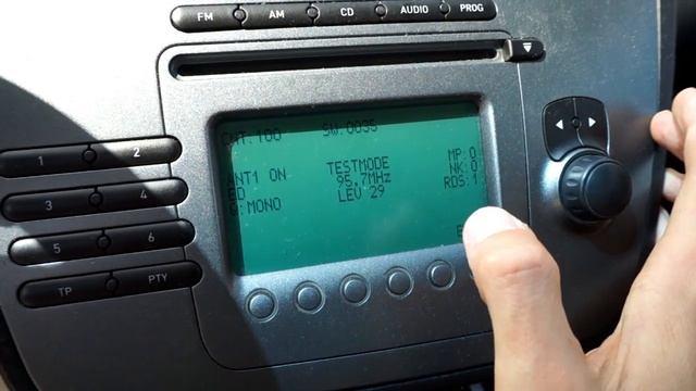 Seat Altea Radio Hidden Menu (test Mode)
