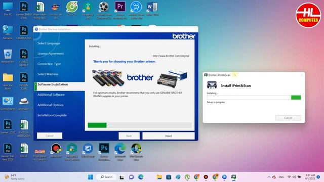Hướng dẫn cài đặt driver Máy in Brother DCP B7535DW cho windows 11 | Vi Tính Huỳnh Lâm смотреть онлайн