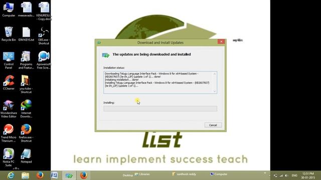 how to install telugu language pack in windows8 in telugu by list channel смотреть онлайн
