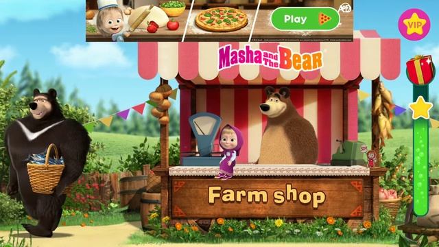 Masha and the Bear: Farm Games Gameplay Android / iOS смотреть онлайн