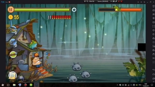 за донатил в игре Swamp Attack