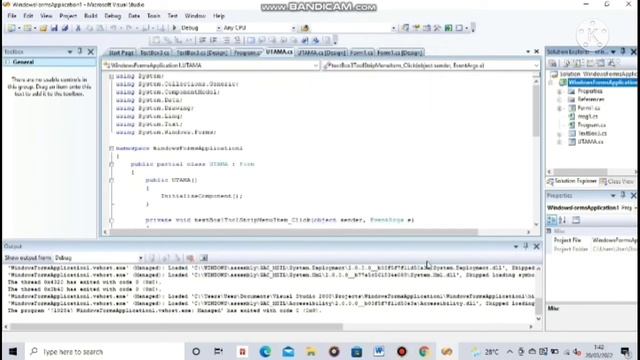 Membuat Data Input/Output dan MessageBox Menggunakan (Aplikasi C#) смотреть онлайн