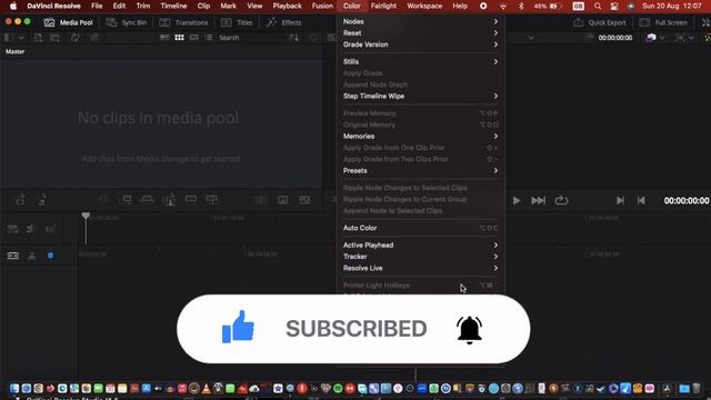 Davinci Resolve Studio | macOS Ventura смотреть онлайн