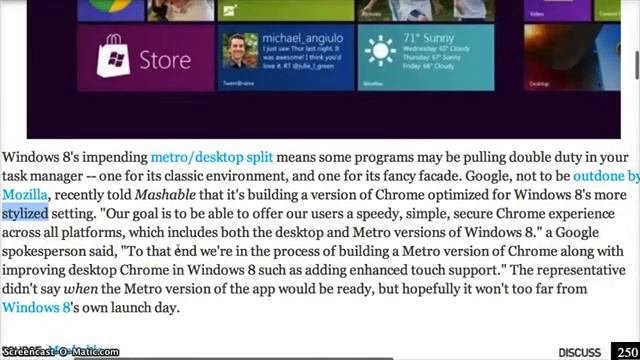 Google Chrome Windows 8 Metro Desktop Version Officially Announced Touch Optimized YouTube смотреть онлайн