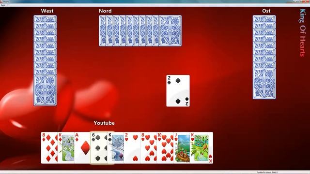Lets Play Windows Hearts - Game #10 "Awesome Streak" - 3. Round смотреть онлайн