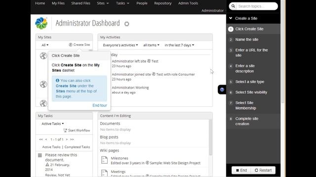 Glazr TourGuide working on Alfresco ECM смотреть онлайн