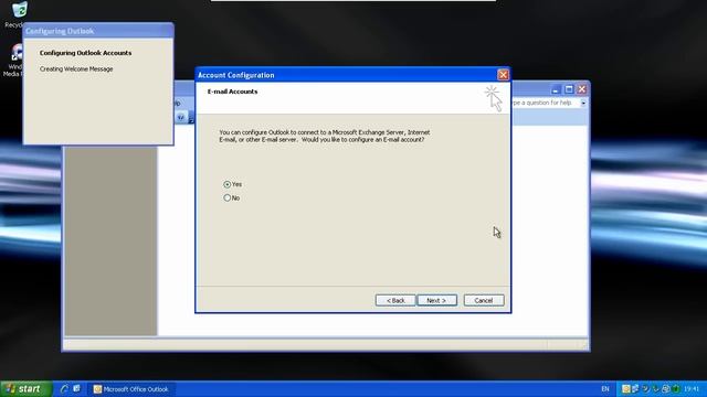 Configuring Microsoft Outlook 2003 To Access An Exchange Server - Windows XP смотреть онлайн